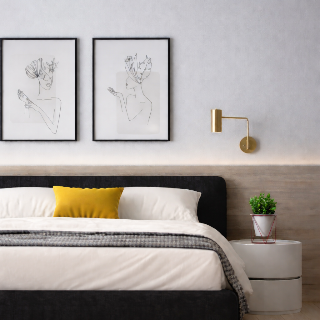 Premium Cotton Bedsheet - 140 GSM Cream - King Size - Image 2